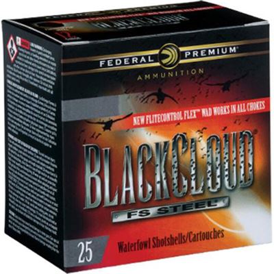FEDERAL  BLACK CLOUD   20 GAUGE  3"   #1    1OZ   25 ROUNDS