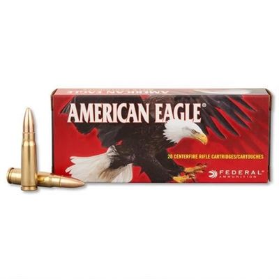 Federal American Eagle 7.62x39mm Ammunition 20 Rounds FMJ 124 Grains