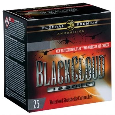 Federal Black Cloud 12 Gauge   3" #BBB 1-1/4 Oz  25 rounds