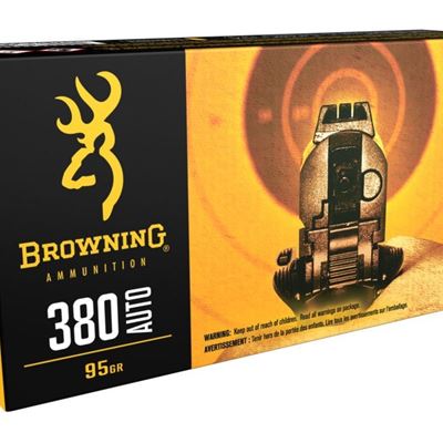 BROWNING  380 AUTO  95 GRAIN  FMJ