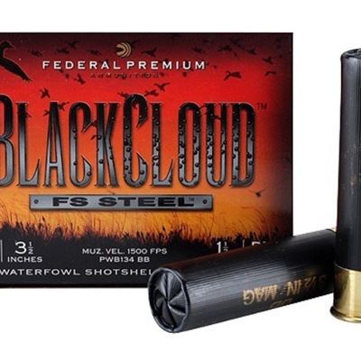 Federal Black Cloud  12 Gauge  3"  # BB   1-1/4 OZ    25 ROUNDS  Non-Toxic