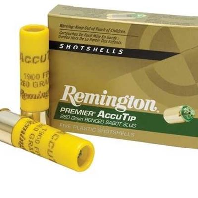 Remington premier 20 gauge 2-3/4" accu-tip sabot slug 260 grain 5 pack...