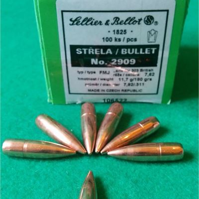 STRELA   9mm LUGER   FMJ   BULLET   100 PACK