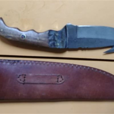 8.5" Damascus Gut Hook Blade
