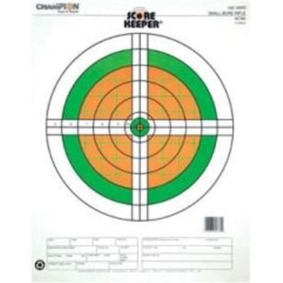Champion Traps and Targets, Score Keeper Fluorescent Targets, 100yd Small Bore R