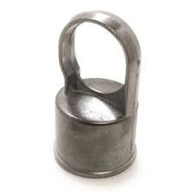 Galvanized Line Post Cap 2 3/8" for cable