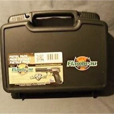 Flambeau Safe Shot Pistol Case, 14", Black, 6450SC
