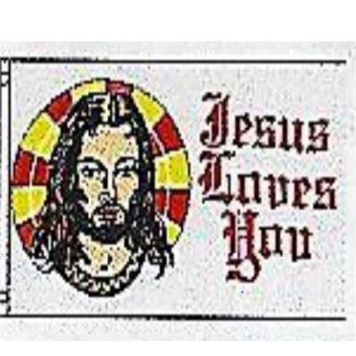 3’ x 5’ Jesus Loves You