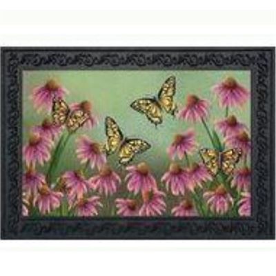 30” x 18” Echinacea Butterflies