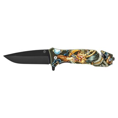 4.5" Spring Assisted Rescue Knife - Eastern Chaos