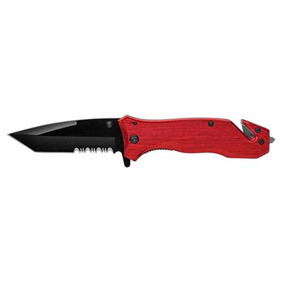 4.75" Spring Assist Folding Pocket Knife - Red