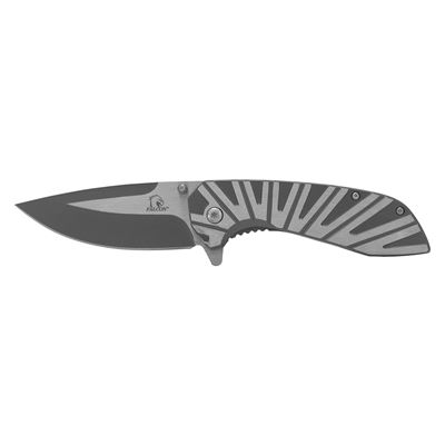 4.75" Heavy Duty Egyptian Wing Stainless Steel Folding Pocket Knife - Grey