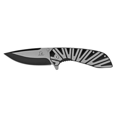 4.75" Heavy Duty Egyptian Wing Stainless Steel Folding Pocket Knife - Black