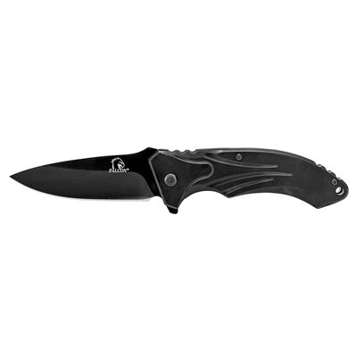 4.75" Spring Assisted Stainless Steel Folding Pocket Knife - Black