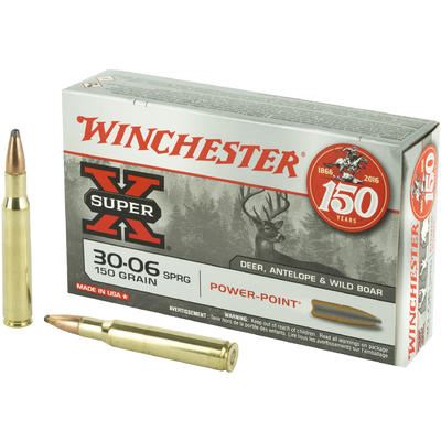 Winchester Ammo Super-X 30-06 Springfield Power-Point 150 Grain