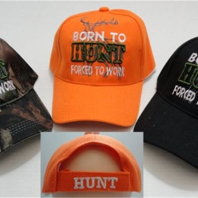Born To Hunt Forced To Work Hat